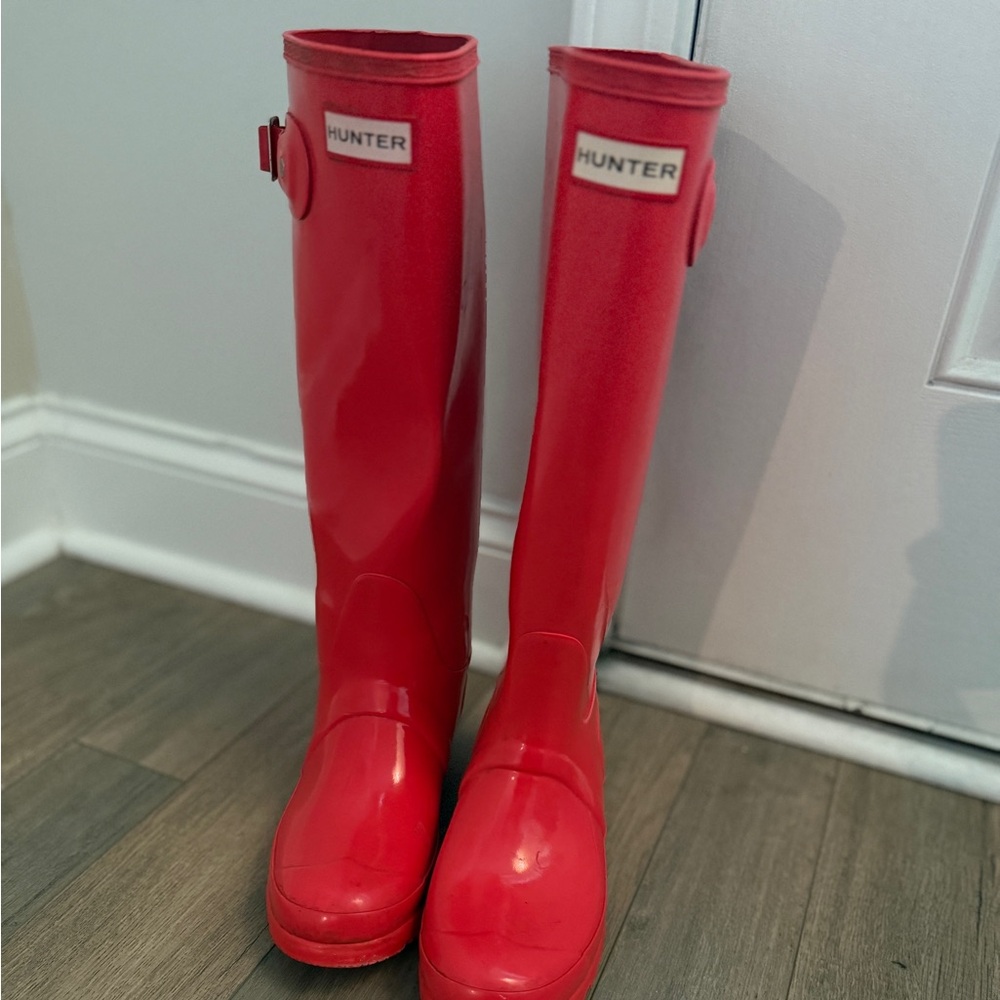 Red Hunter Rain Boots